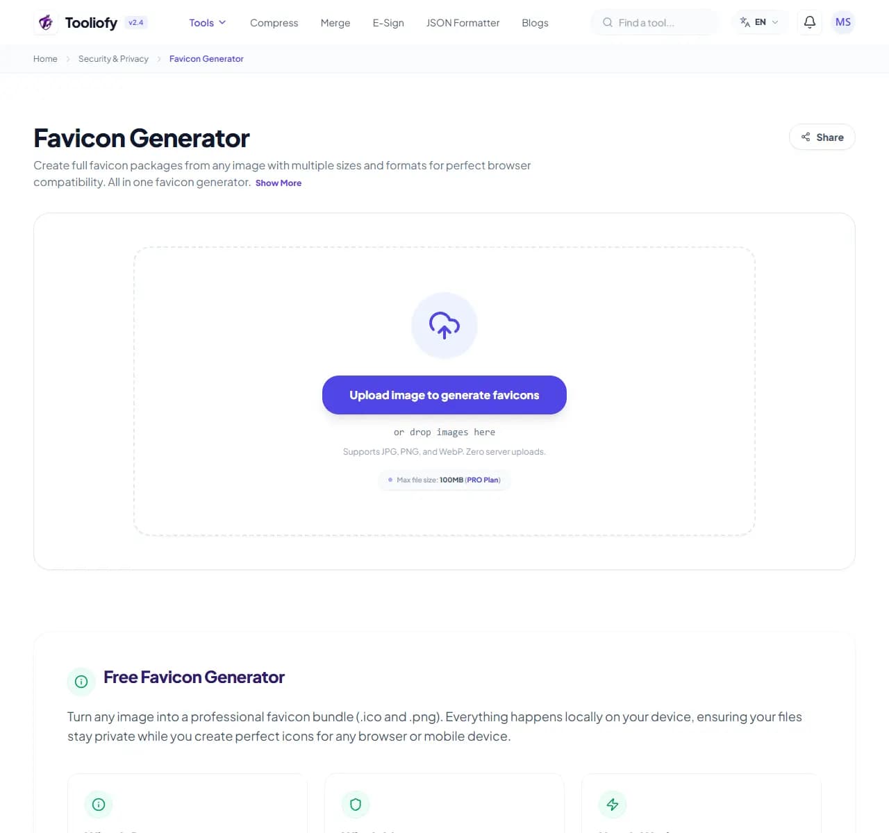 Favicon Generator - Select File
