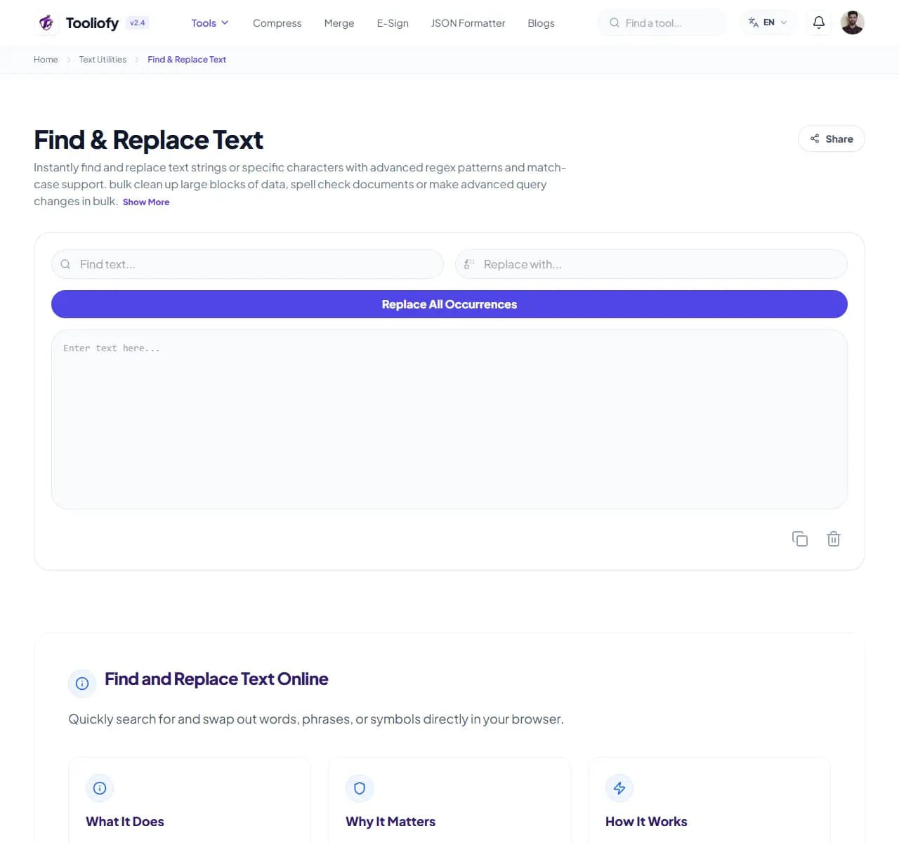 Find & Replace Text - Select File