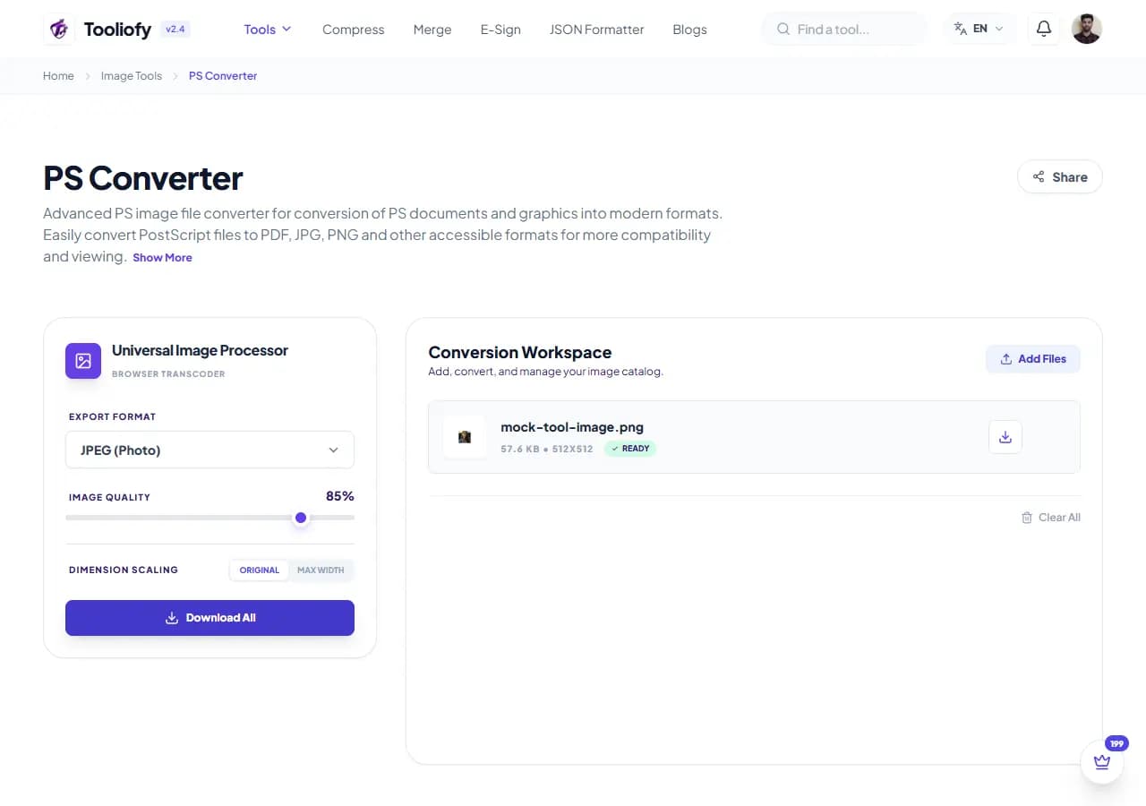 PS Converter - Download File