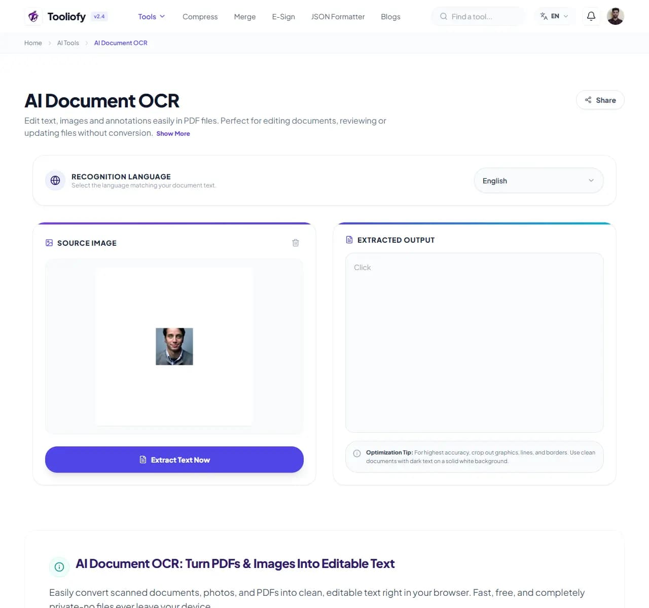 AI Document OCR - Processing