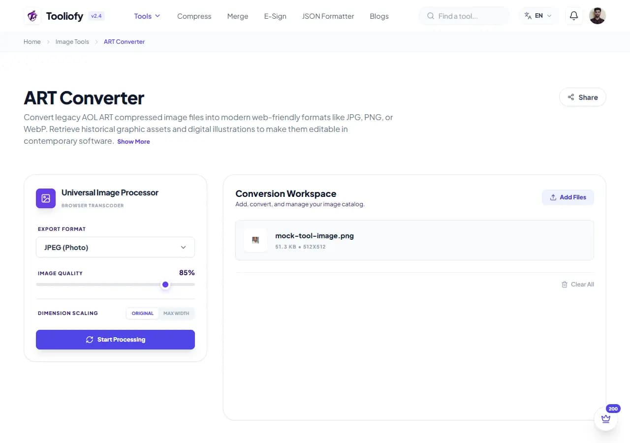 ART Converter - Processing