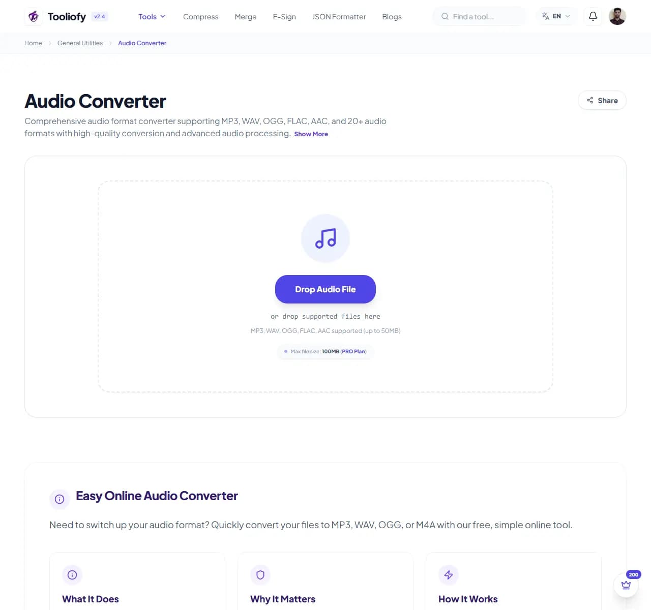 Audio Converter - Select File