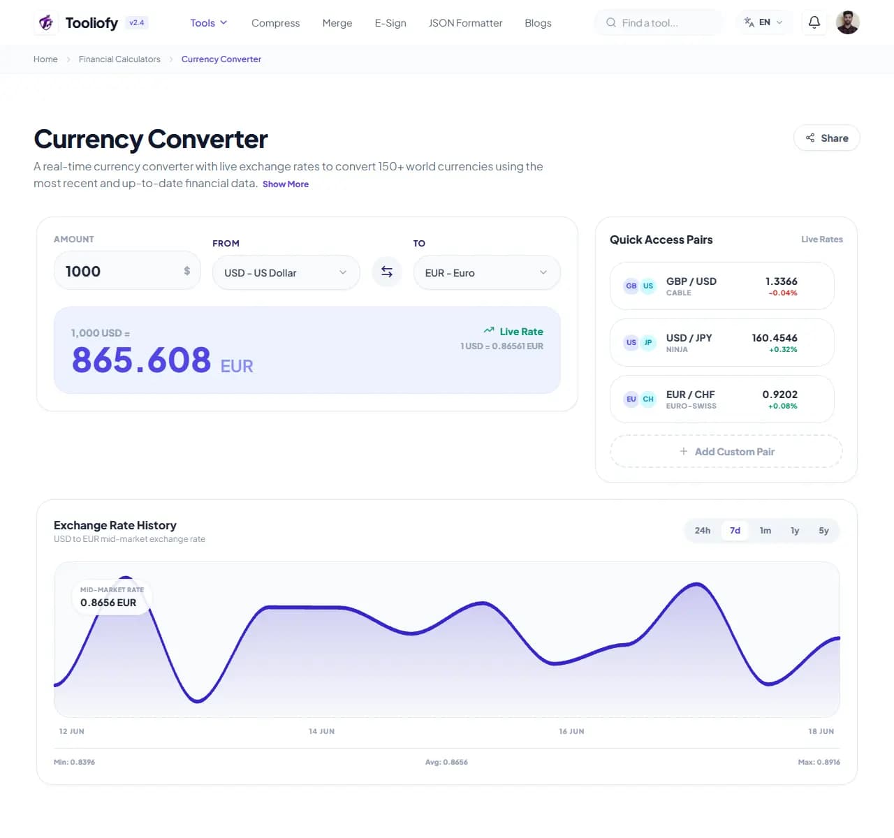 Currency Converter - Select File