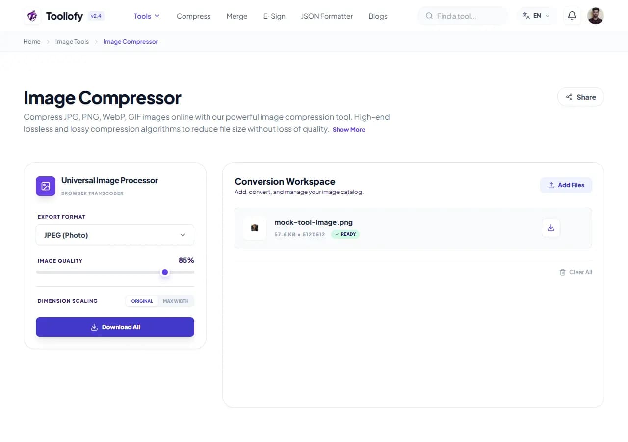Image Compressor - Download File