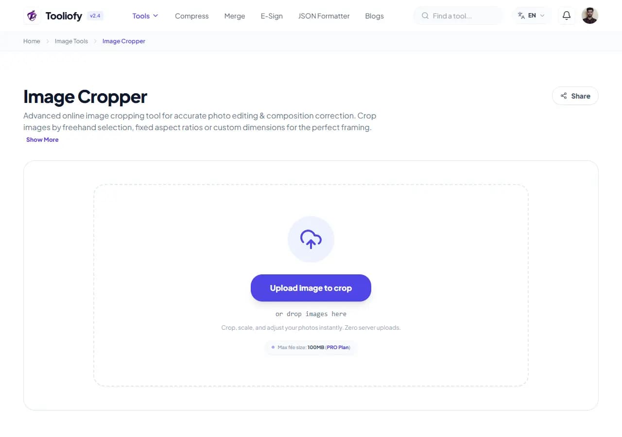 Image Cropper - Select File
