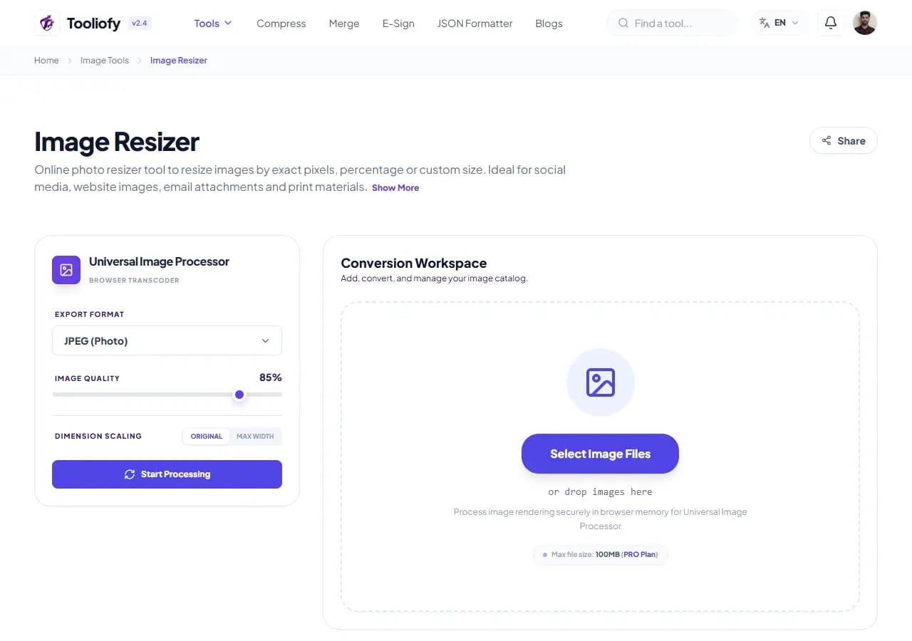 Image Resizer - Select File