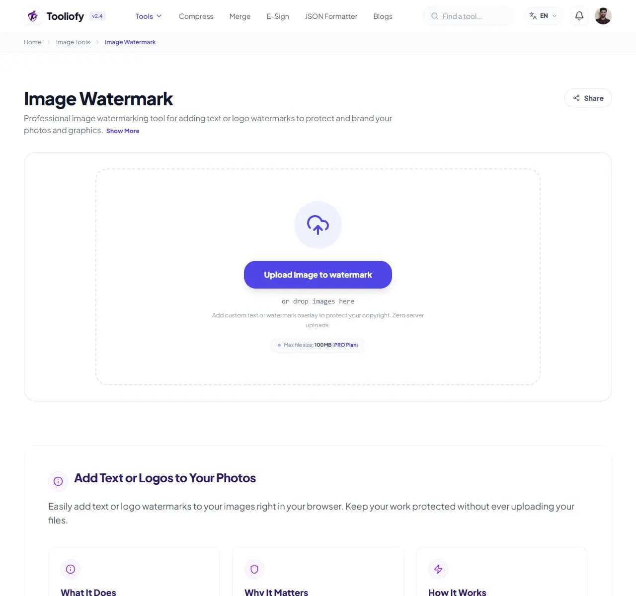 Image Watermark - Select File
