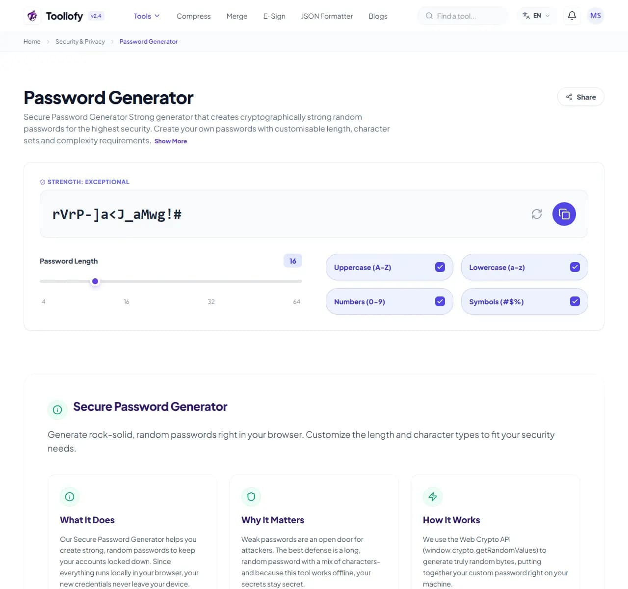 Password Generator - Select File