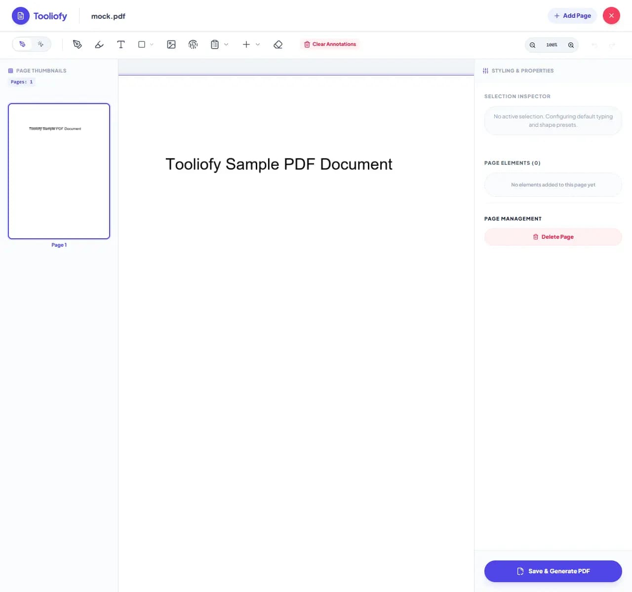 PDF Editor - Processing