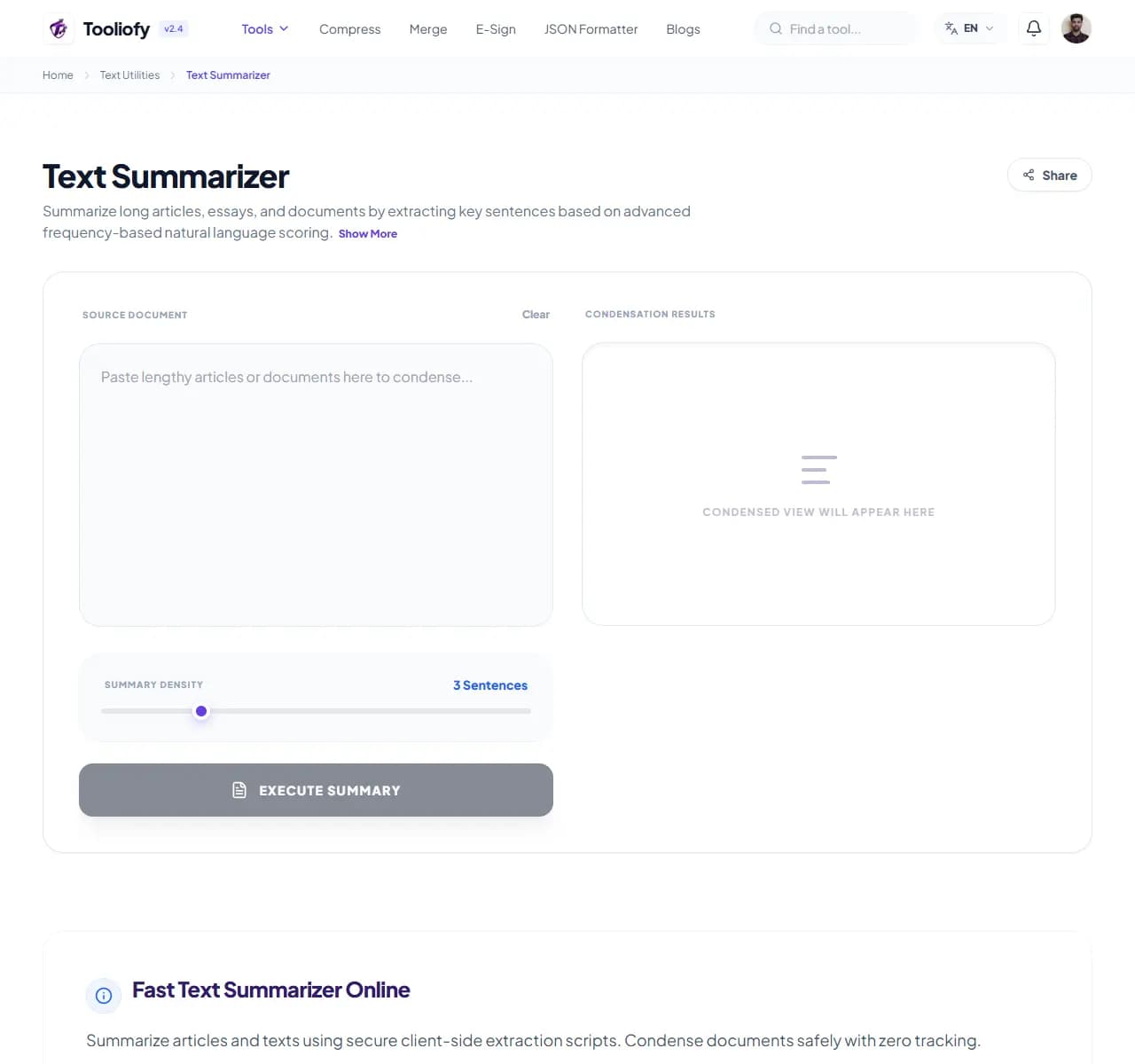 Text Summarizer - Select File