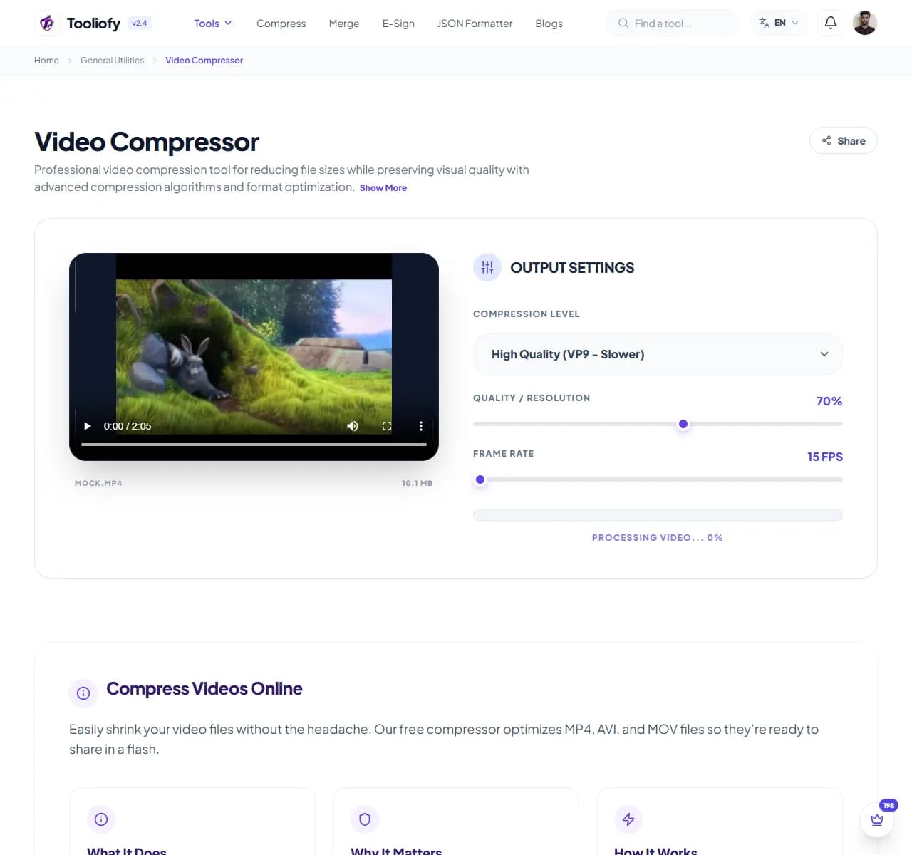 Video Compressor - Download File