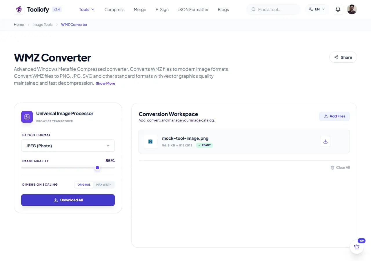 WMZ Converter - Download File