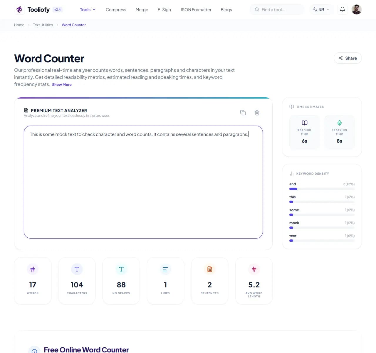 Word Counter - Download File