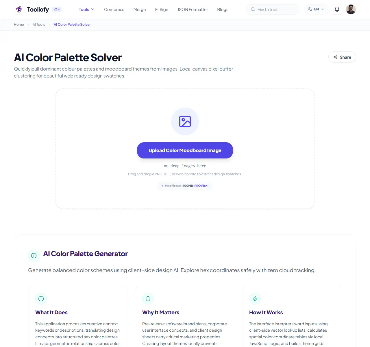 AI Color Palette Solver preview