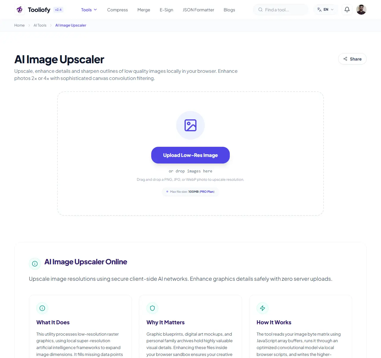 AI Image Upscaler preview