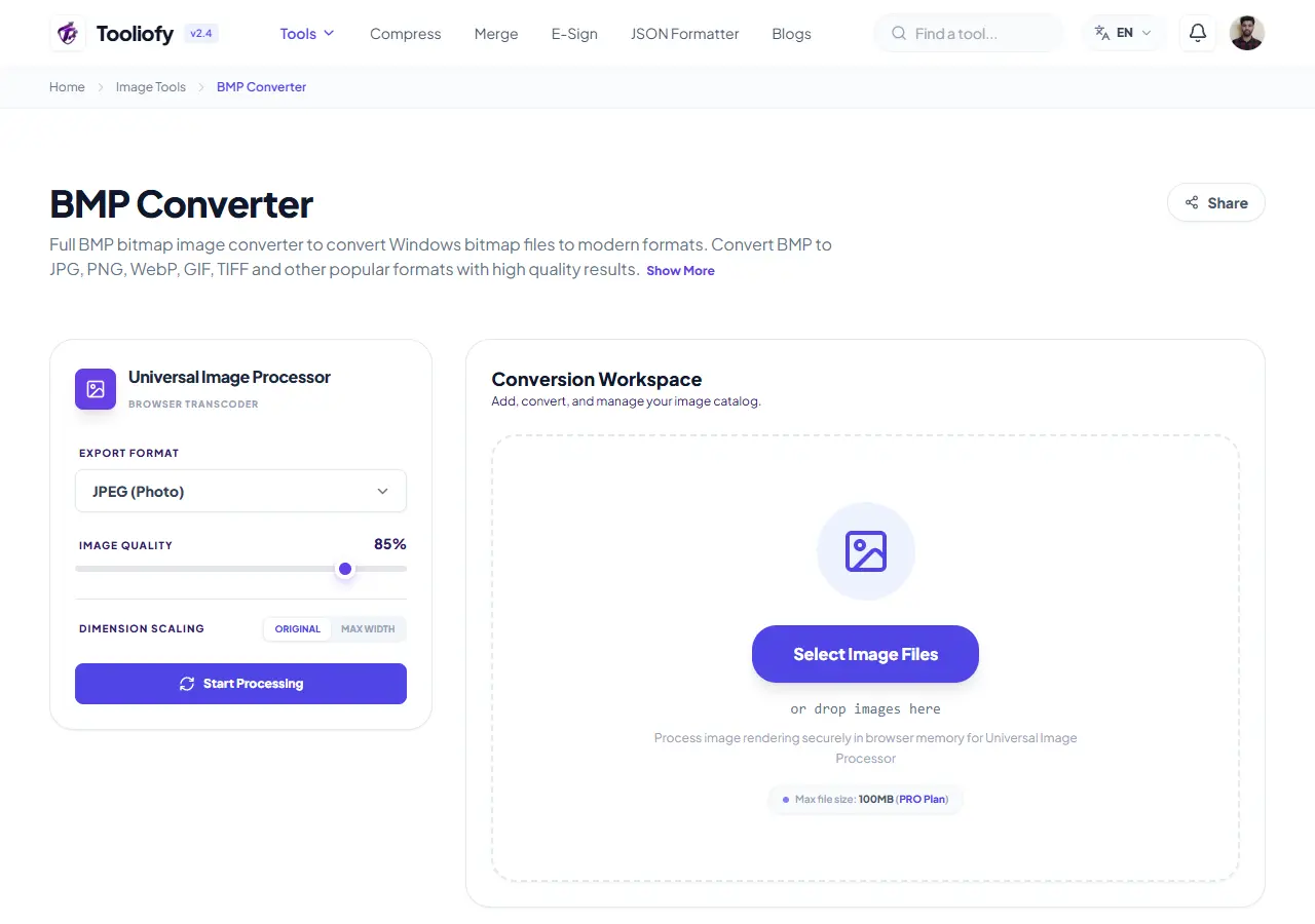BMP Converter preview