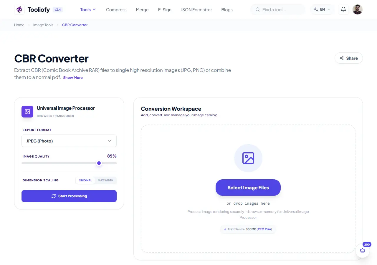 CBR Converter preview