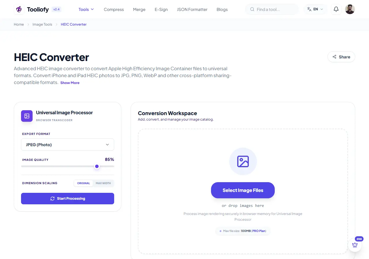 HEIC Converter preview