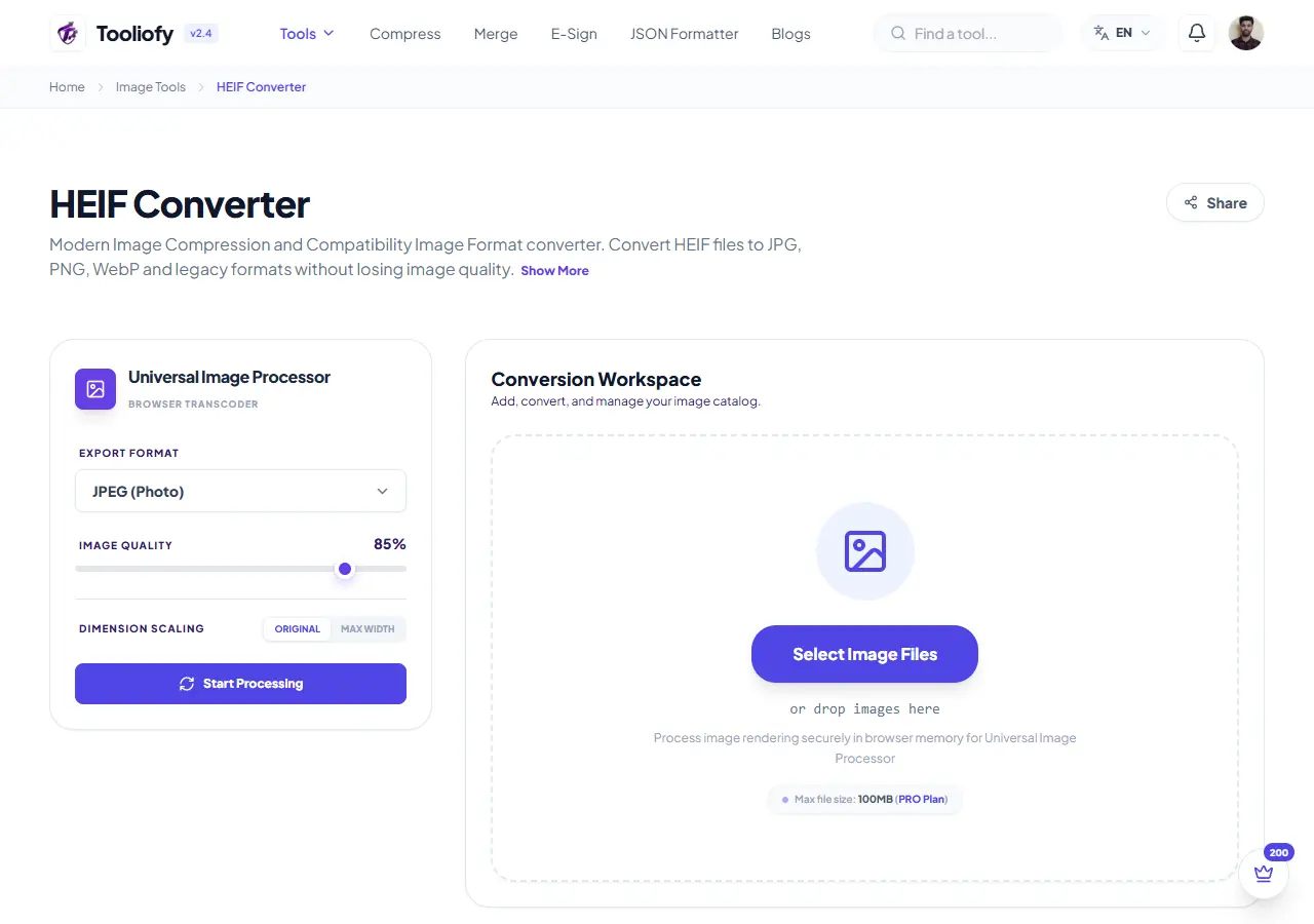 HEIF Converter preview