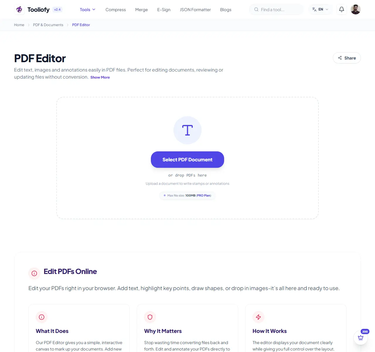 PDF Editor preview