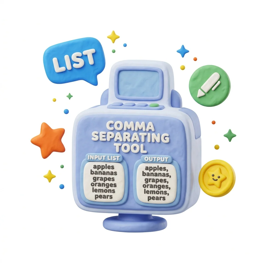Comma Separating Tool