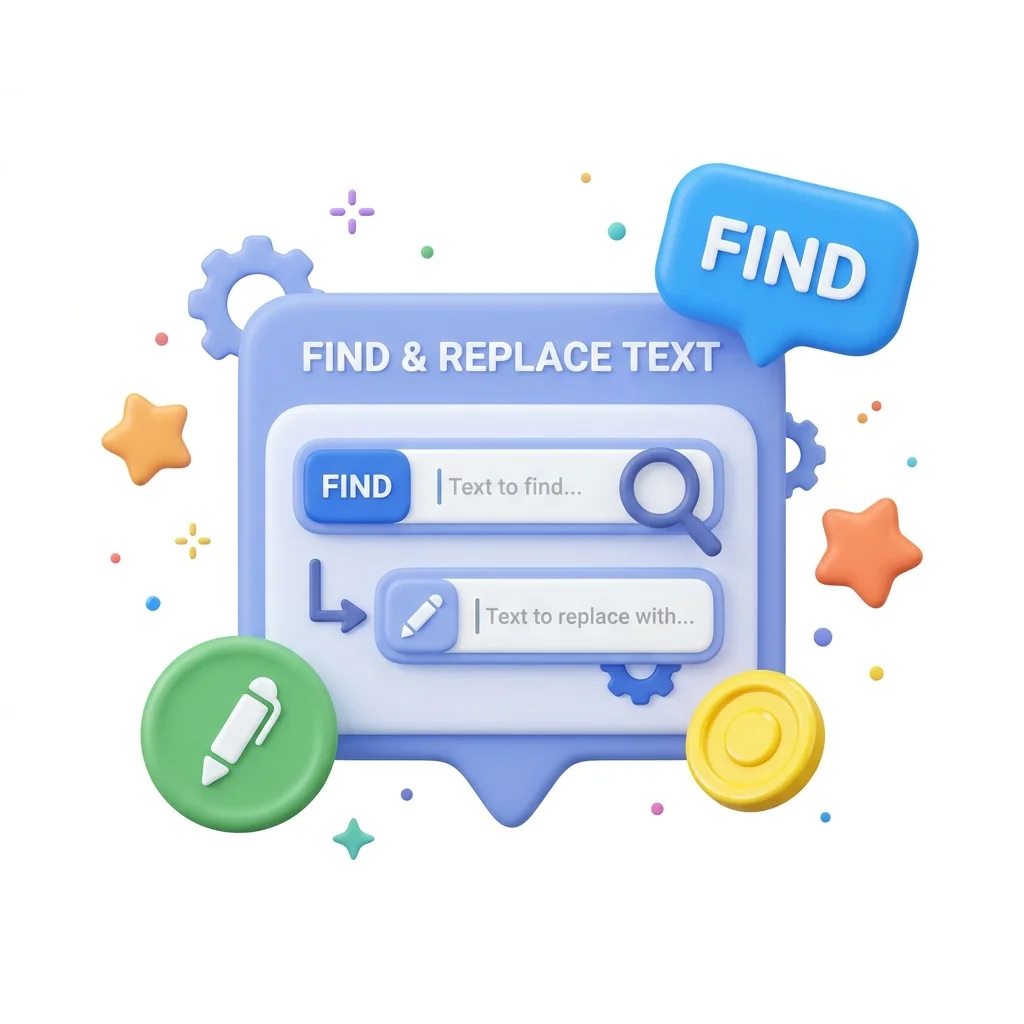 Find & Replace Text